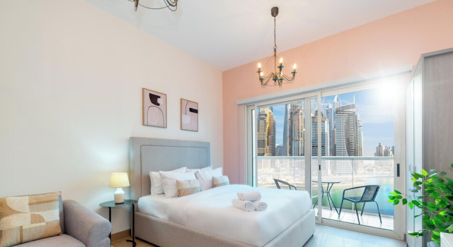 LUX The Marina View Suite 2, Забронировать Апартаменты/квартира Дубай Эмират Дубай, рядом с Dubai Marina Yacht Club