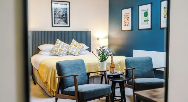 Студия Deluxe с видом на реку Riverside Studios in the Centre of Chester
