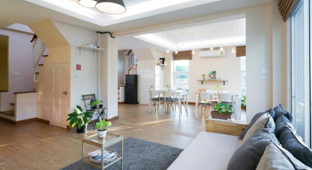 Кровать в общем номере 1989 Hostel & Cafe Ratchada