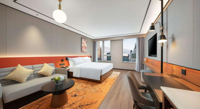 Номер Deluxe Hilton Garden Inn Tianjin Railway Station