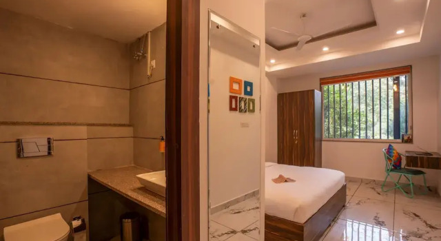 Номер Deluxe goSTOPS Gurugram, Baani Square PLUS - Private Rooms & Dorms