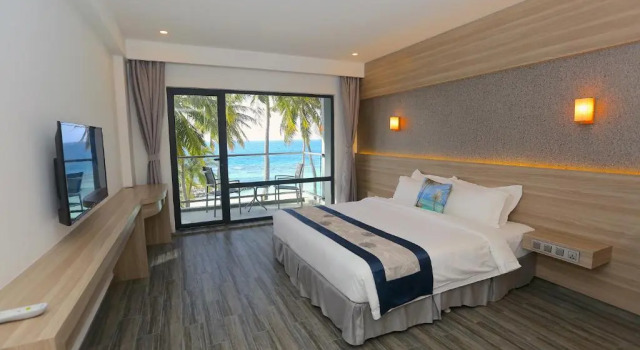 Двухместный номер Deluxe с балконом и с видом на море Kaani Grand Seaview