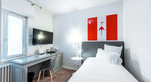 Одноместный номер Classic Best Western Plus Au cheval Blanc à Mulhouse
