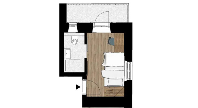 Одноместный номер Standard с балконом Villa Flöckner Bed & Breakfast