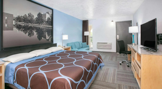 Двухместный номер Standard Super 8 by Wyndham City of Moore