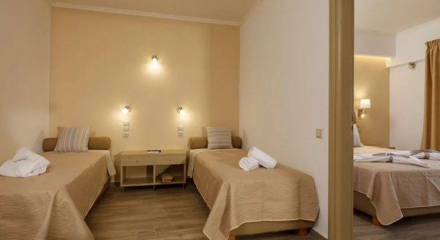 Семейный люкс c 1 комнатой с видом на море Panorama Hotel Apartments