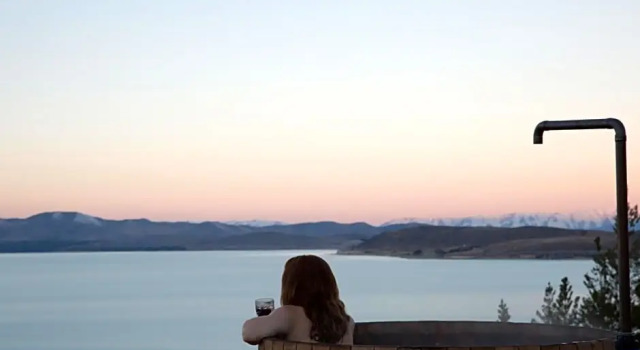 Вилла c 1 комнатой с видом на озеро Mt Cook Lakeside Retreat