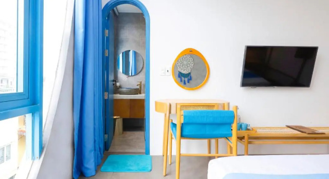 Двухместный номер Deluxe с видом на город Tò Vò Hostel Huế