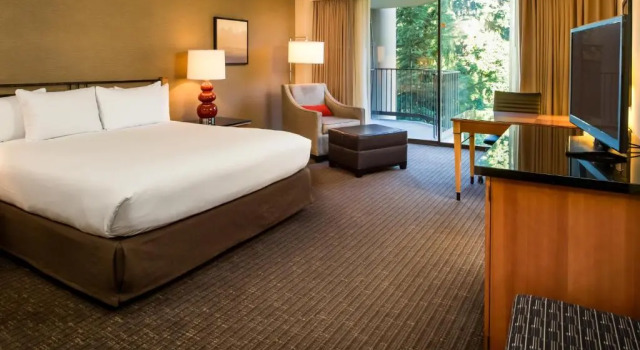 Двухместный номер Deluxe с балконом DoubleTree by Hilton Seattle Airport