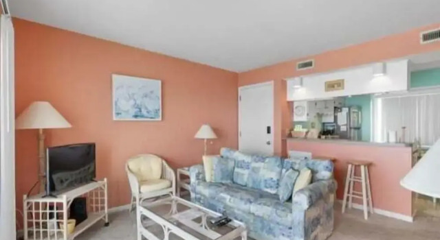 Номер Standard Ocean Breeze - Stunning Views - Oceanfront - 3rd Floor - You Deserve A Beach Vacation! 1 Bedroom Condo by RedAwning