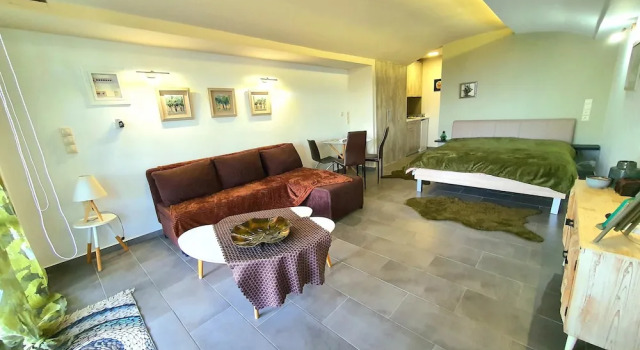 Magical View Studios 1 Asproneri, Kamena Vourla, Book Apartment Hotels in Central Greece with Parking, Parking