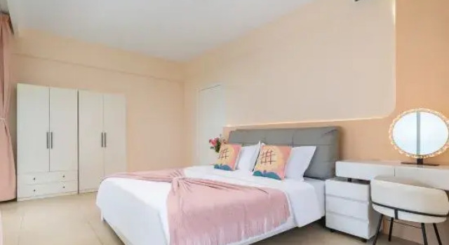 Люкс с 2 комнатами с видом на море Sanya Yunju Seaview Apartment