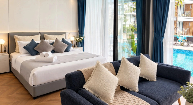 Апартаменты The Sunshine Beach King Suit Pool terrace