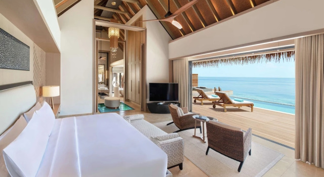 Reef Вилла с 2 комнатами Отель Waldorf Astoria Maldives Ithaafushi