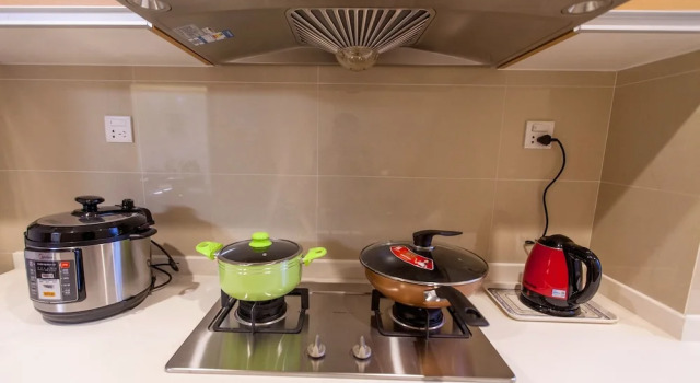 Люкс Business с 2 комнатами Suzhou Moon Bay Service Apartment
