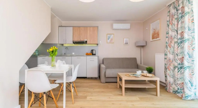 Апартаменты c 1 комнатой APARTAMENTY MIERZEJA - Stegna Forest, blisko lasu, Bezpłatny Meleks