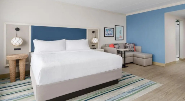 Номер Standard с красивым видом из окна Hilton Garden Inn Ocean City Oceanfront
