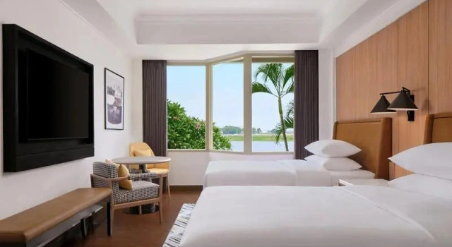 Двухместный номер Deluxe с красивым видом из окна Sheraton Jakarta Soekarno Hatta Airport