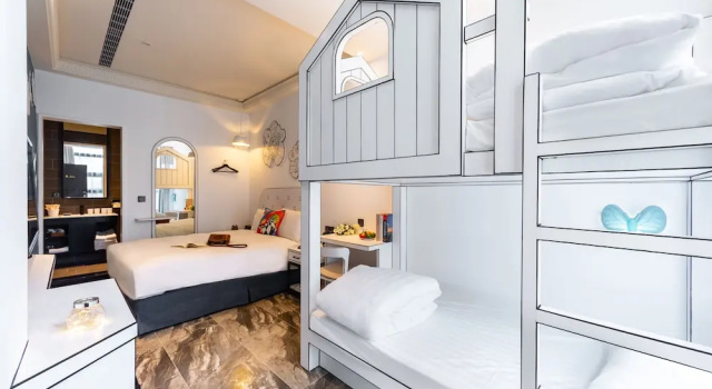 Четырёхместный семейный номер Standard Norway Forest Travel hotel 3 Taichung