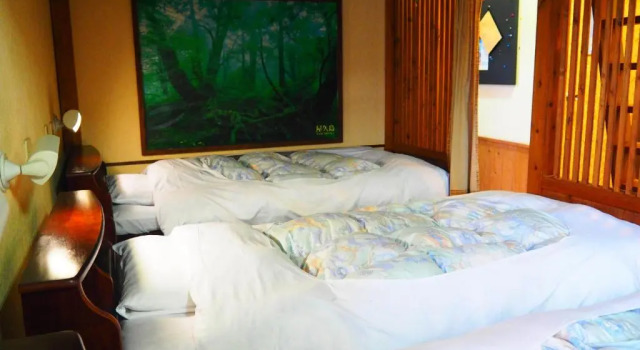 Кровать в общем номере (мужской номер) Sudomari Minshuku Friend - Hostel