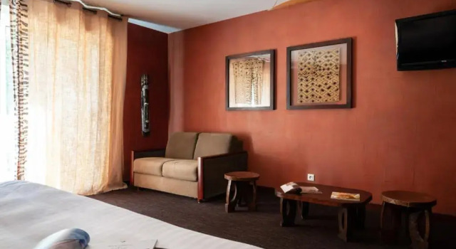 Люкс с красивым видом из окна Hôtel La Gentilhommière