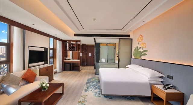 Двухместный номер Deluxe Hilton Garden Inn Anshan