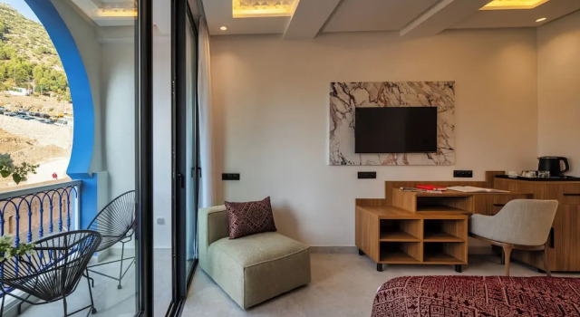 Номер Premium с видом на горы TAJ CHEFCHAOUEN Luxury Hotel and Spa