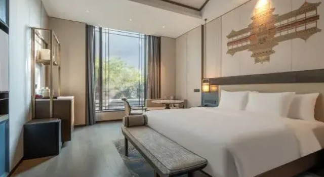 Семейный люкс с видом на внутренний двор Song Hotel Ji'nan Fengming