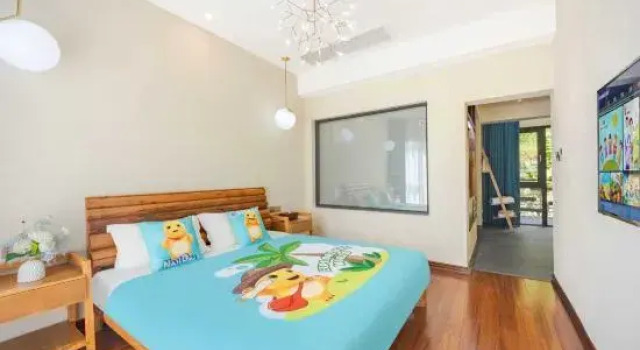 Люкс Anji Double Fish Hall Hot Spring Resort B&B (Longwangshan Canyon Drift Shop)