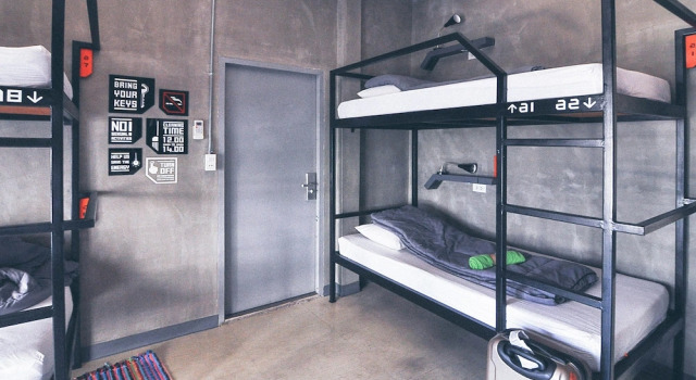 Кровать в общем номере A7 Hidden Hostel
