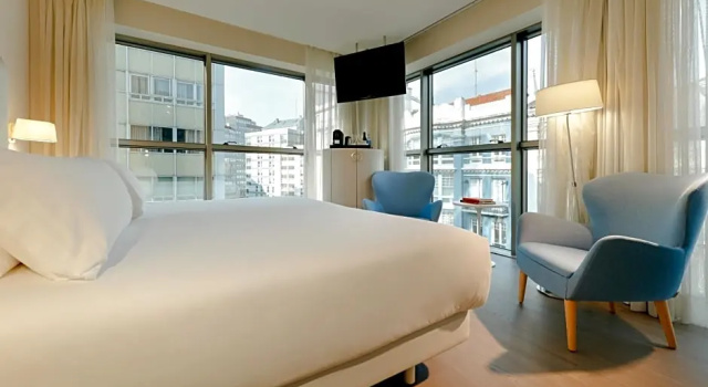 Двухместный номер Deluxe Hesperia A Coruña Centro
