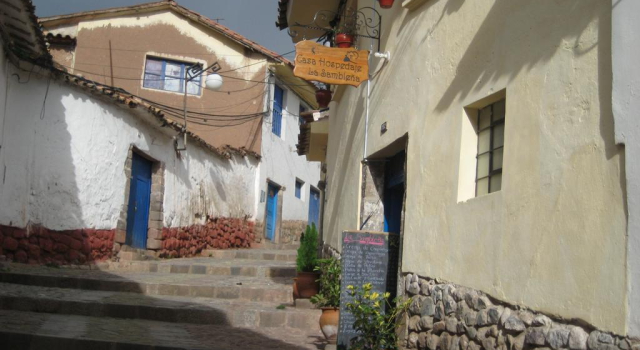 Casa Hospedaje La Sambleña, Rezervovat Hotel Hotely v Cuzco s parkováním, poblíž Qenko, Parkování