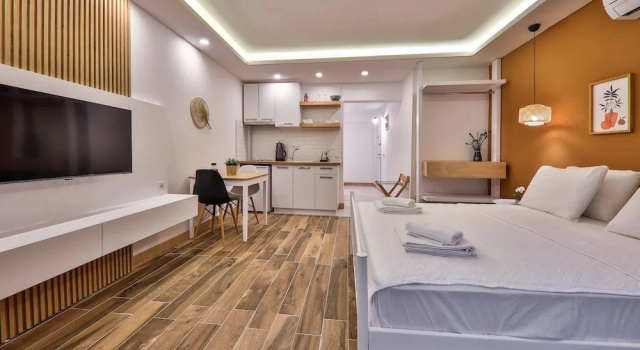 Двухместная студия Standard с балконом Yaz Apart Hotel