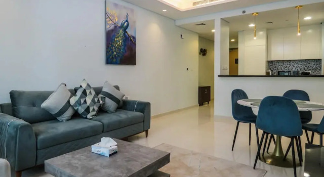 Апартаменты Apartment on High Floor with Burj Khalifa View and Infinity Pool
