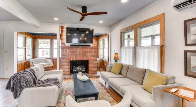 Коттедж Virginia Retreat w/ Porch & Grill, Near Beaches!