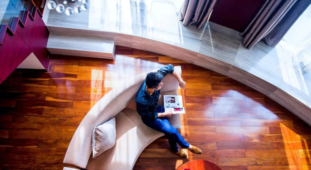 Двухместный люкс Дуплекс Grand Mercure Xiamen Downtown-Free Welcome Fruit & Metro Station