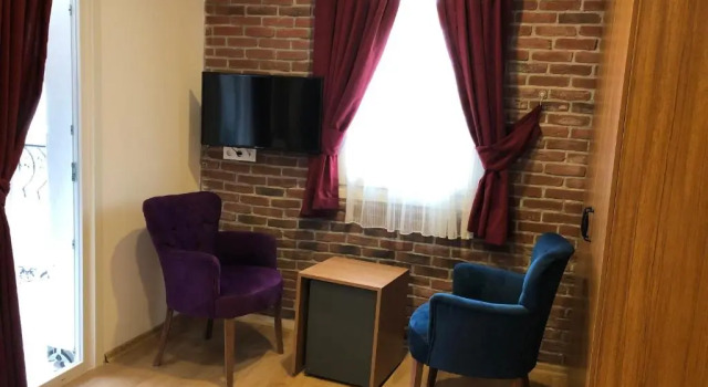 Двухместный номер Deluxe с балконом и с видом на море Masal Hotel