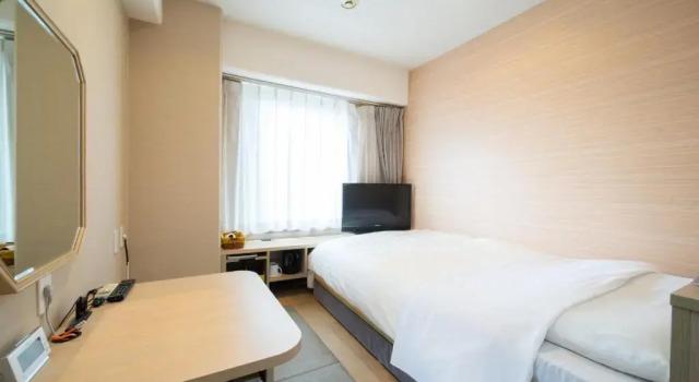 Одноместный номер Economy Natural Hot Spring SUPER HOTEL Kumamoto Chamber of Commerce
