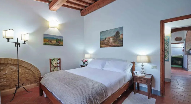 Номер Standard с красивым видом из окна Santa Maria a Poneta
