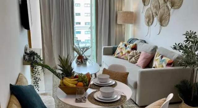 Ambar 5D - Céntrico apart estilo Boho Chic, Забронировать Отель Отели Санто-Доминго с парковкой, рядом с Олимпийский стадион Феликса Санчеса, Парковка