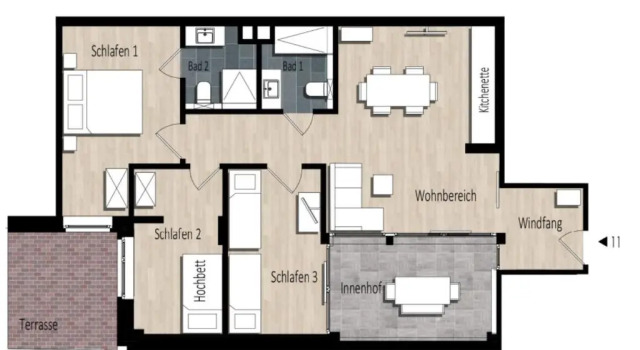 Апартаменты Hotel Friesischer Hof