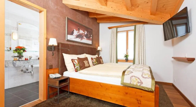 Люкс c 1 комнатой с видом на гору Айгер Eiger Mürren Swiss Quality Hotel