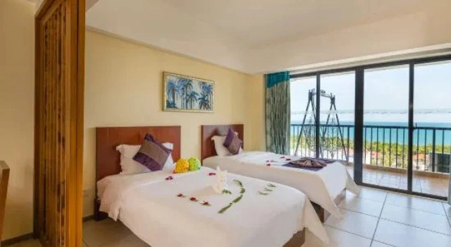 Двухместный люкс c 1 комнатой с видом на океан J hotel Sanya