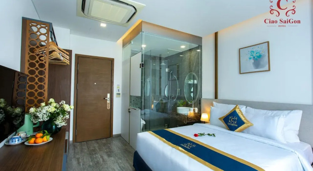Двухместный номер Deluxe без окна Ciao Saigon 2 Hotel