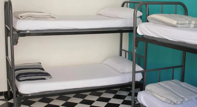 Кровать в общем номере Hostel New York