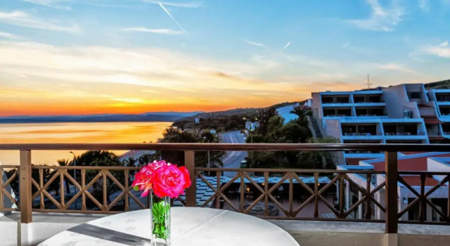 Двухместный номер с частичным видом на море Xenios Theoxenia Hotel