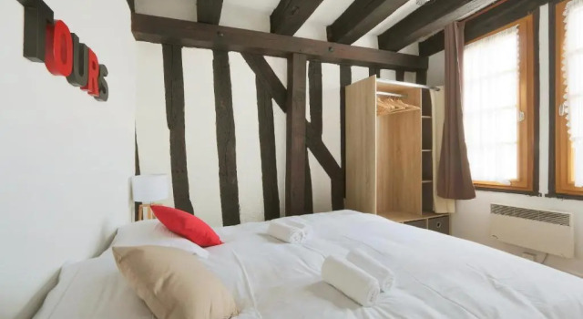 Апартаменты Splendide T2 view on #PlacePlumereau #Tours