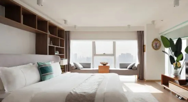 Люкс Business Leisure· River View Loft Suites Hotel (Qiaokou Road Metro Branch, Yuexiu Fortune Center)