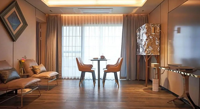 Семейный коттедж Deluxe с 2 комнатами Amber Resort Jeju