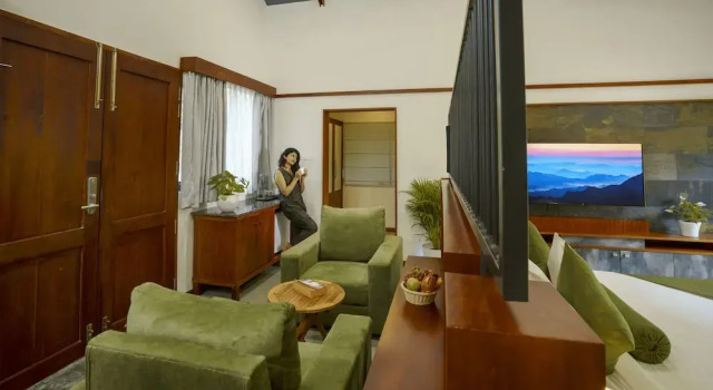 Двухместный номер Premium с балконом и с видом на сад Crystal Kuruva Nature Resort & Spa
